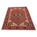 A Kasak hand woven wool carpet,