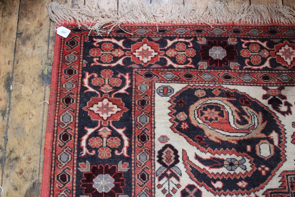 A Kasak hand woven wool carpet, - Image 2 of 11