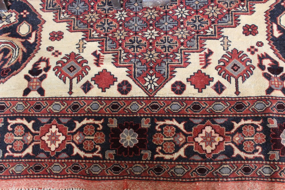 A Kasak hand woven wool carpet, - Image 7 of 11