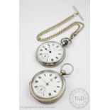 A Waltham open face pocket watch, 1908,