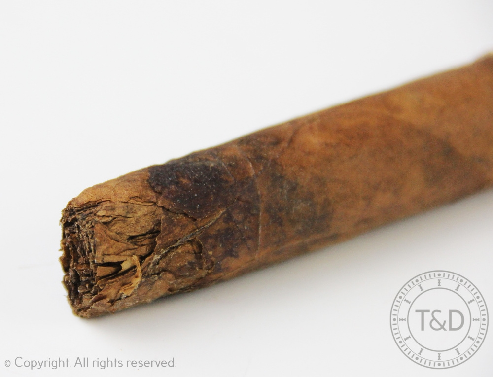 World War II interest: Sir Winston Leonard Spencer Churchill (1874-1965) - a part smoked cigar from - Image 4 of 8