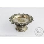 A 19th century Chinese export silver tazza,