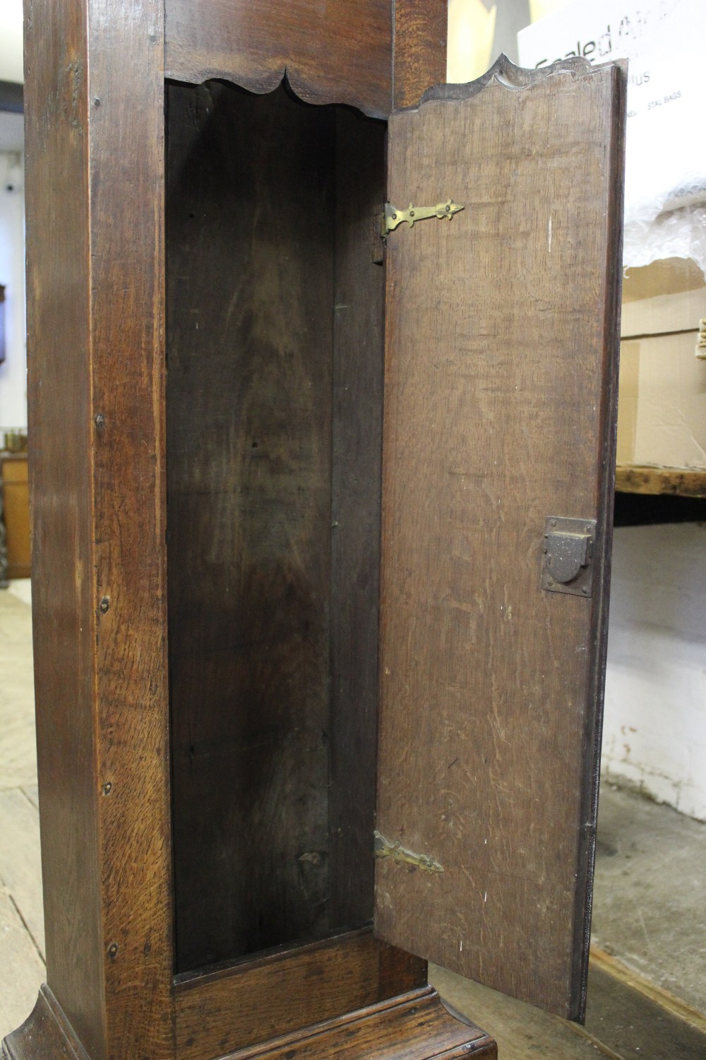 A George III / mid 18th century and later Welsh oak eight day longcase clock, Samuel Roberts, - Image 7 of 25