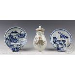 A Chinese porcelain European export sparrow bead jug, late 18th century,