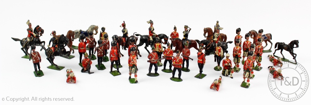 A collection of Britains and other lead soldiers, part sets, - Bild 4 aus 4