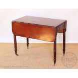 A Victorian inlaid walnut Davenport, 82cm H x 54cm W x 53cm D,