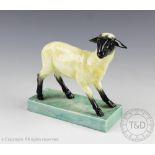 A Royal Worcester figure of a sheep modelled by Bargas, Rd No.