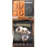 A selection of Guiness calendars,