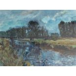 Roy Abell - Modern British (b 1931), Watercolour, Bridge over the river Tame, signed,