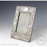 A silver mounted Art Nouveau photograph frame, Chester 1906,