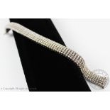 A diamond set bracelet,