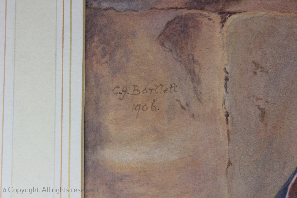 C J Bartlett, Watercolour, - Image 2 of 3