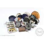 A collection of six various fishing reels, to include a Haynes & Son of Cork 'The Ideal' reel,