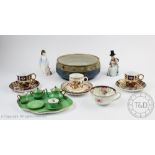 A selection of collectable ceramics to include a Crown Staffordshire miniature tea set,