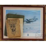 After Robert Taylor, Colour print, Hurricane, Signed by Wing Commander R. R.