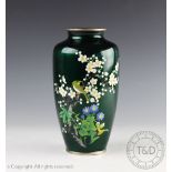 A Japanese Ginbari vase, 20th century,