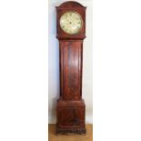 An early 19th century mahogany eight day longcase clock,