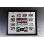 A Manchester United Premiership Champions 2002-2003 commemorative panel,