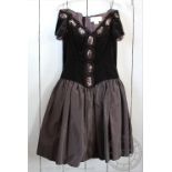A Terrence Nolder black dress,