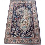 A Persian Bird of Paradise pattern rug,