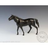 A 20th century Chinese bronze model of a horse,