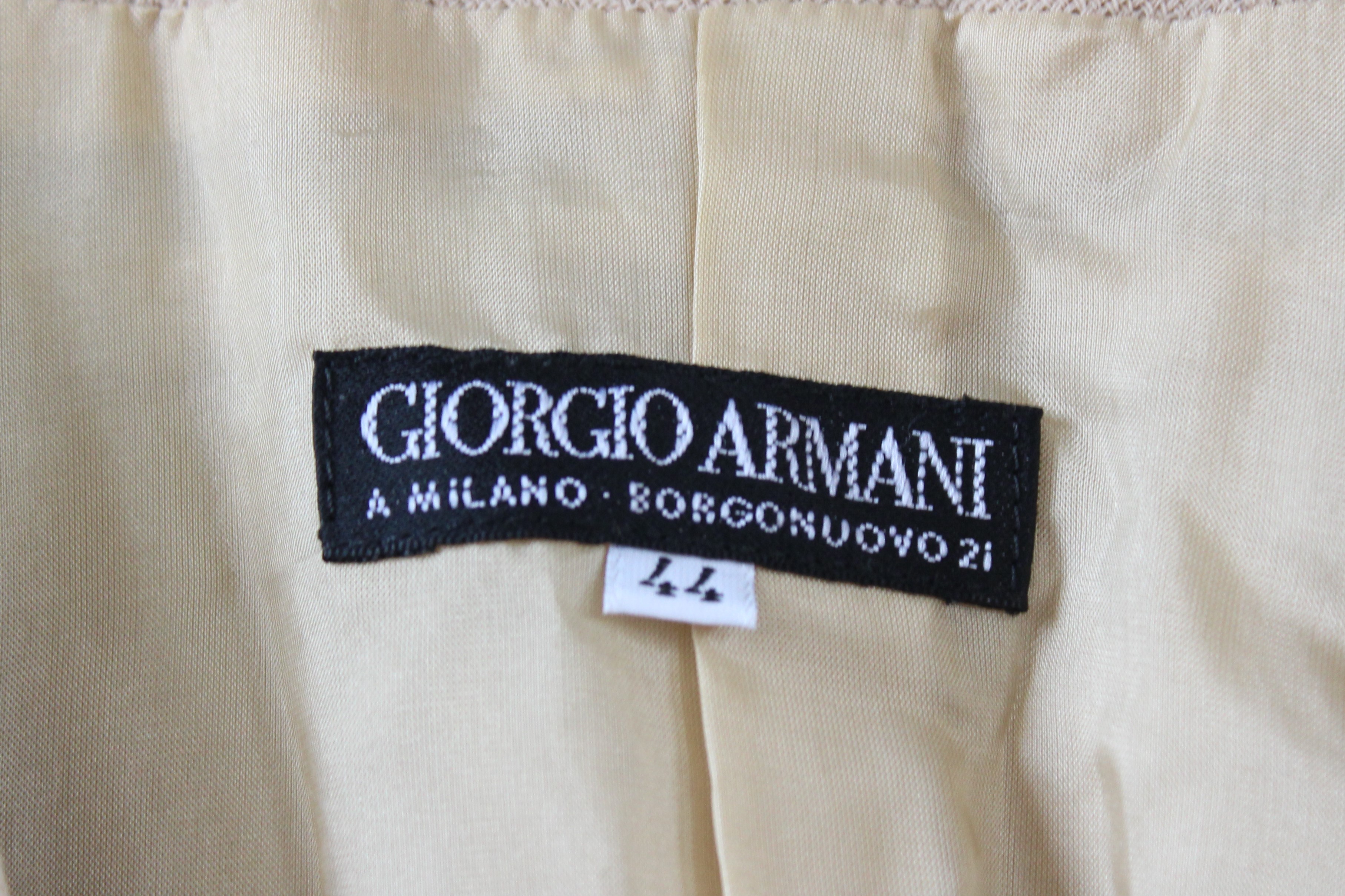 A collection of ladies fashion garments to include a two Giorgio Armani jackets in peach and ivory, - Bild 2 aus 8