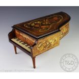A Franklin Mint 'House of Faberge' novelty cylinder music box,
