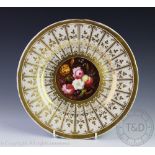 An early 19th century porcelain plate,