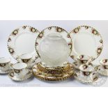 A Royal Albert Celebration pattern thirty piece part tea and dinner service,