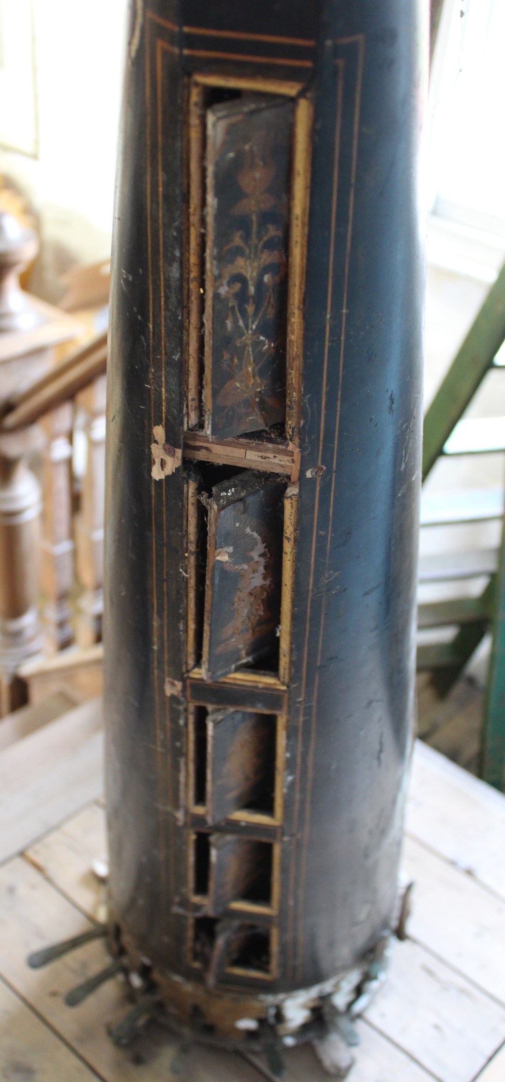 An early 19th century gilt wood and gesso harp by Sebastian Erard, in need of complete restoration, - Image 15 of 16