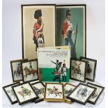 After Malcolm Greensmith, A set of four Military prints, Published by Jayprint, 50cm x 23cm,