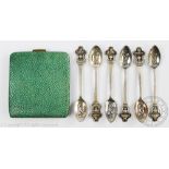 Two sets of three 'Rolex Bucherer Watches' spoons,
