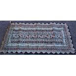 A large South Pacific Polynesian Fiji tapa cloth,