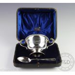 A cased silver Christening set, Charles Boyton and Sons, Sheffield 1918,