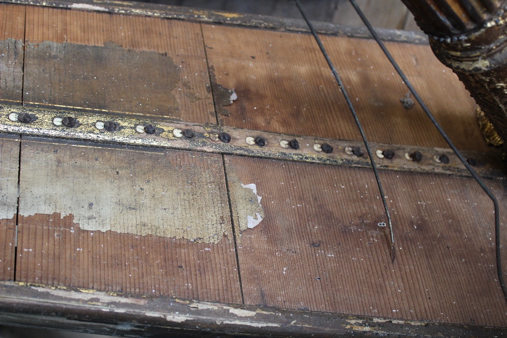 An early 19th century gilt wood and gesso harp by Sebastian Erard, in need of complete restoration, - Image 16 of 16