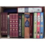 A collection of Folio Society books, to include JANE AUSTEN'S LETTERS, material binding,