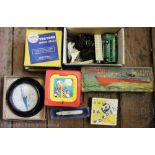 A selection of toys and games, to include a Gilbert Toys Erector part set, in wooden box,