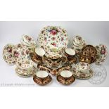 A collection of assorted tea wares,