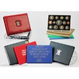 A collection of Westminster proof year coin sets, comprising 1983, 1984, 1985, 1986, 1987, 1988,