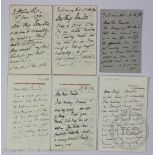 John Macallan Swan (1846-1910) - six hand written letters,