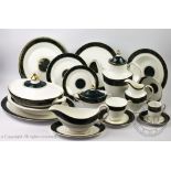 A Royal Doulton Carlyle pattern part dinner, tea and coffee service, comprising 8 dinner plates,