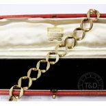 A Cartier 18ct gold bracelet, London 1965,