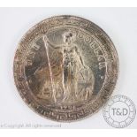 A Queen Victoria 1901 silver Trade Dollar,