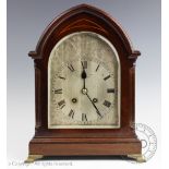 A French eight day mantel clock, early 20th century,