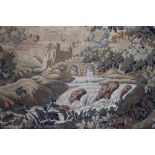 A Flemish machine woven tapestry wall hanging,