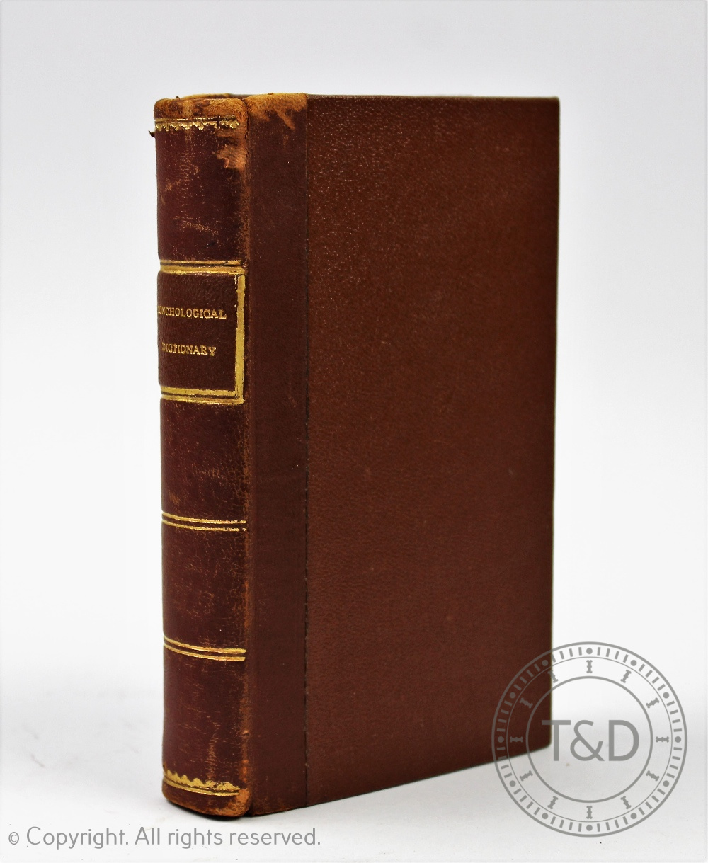 TURTON (W), A CONCHOLOGICAL DICTIONARY, with twenty eight hand coloured engraved plates,