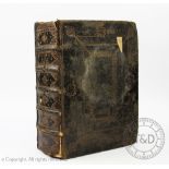 18th CENTURY BIBLE: Old and New Testaments and book of common prayer,