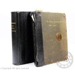 Two log books for St Johns School, the first dated between 1883 and 1920,