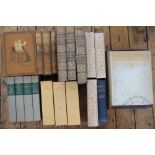 BROWNE (G), illus, THE WORKS OF SHAKESPEARE, seven vols, gilt mustard coloured cloth,