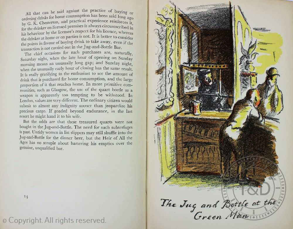 ARDIZZONE (E), illus, THE LOCAL, fifteen colour plates, re-backed pictorial boards, - Image 3 of 3